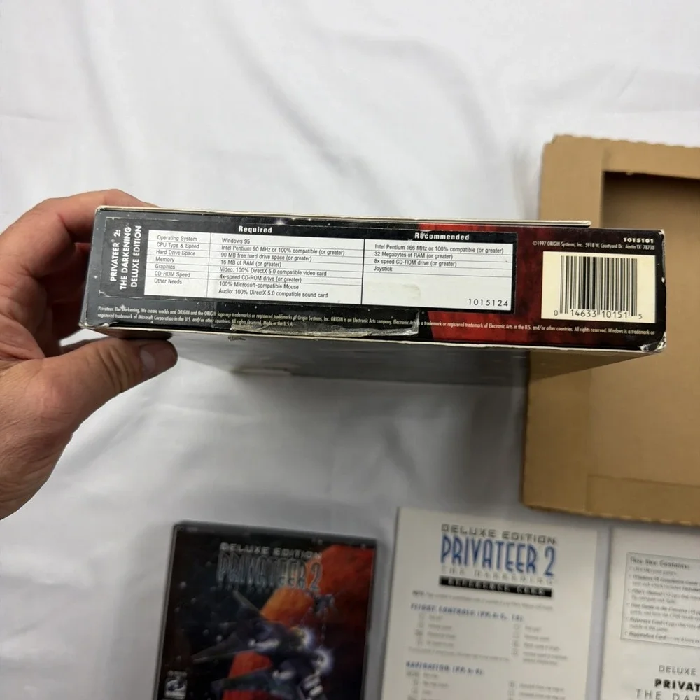 Privateer 2: The Darkening 1996 Big Box Vintage PC CD-ROM (RARE) READ‎